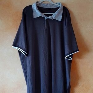 Men's big and tall size 5x medium weight collar short sleeve shirt